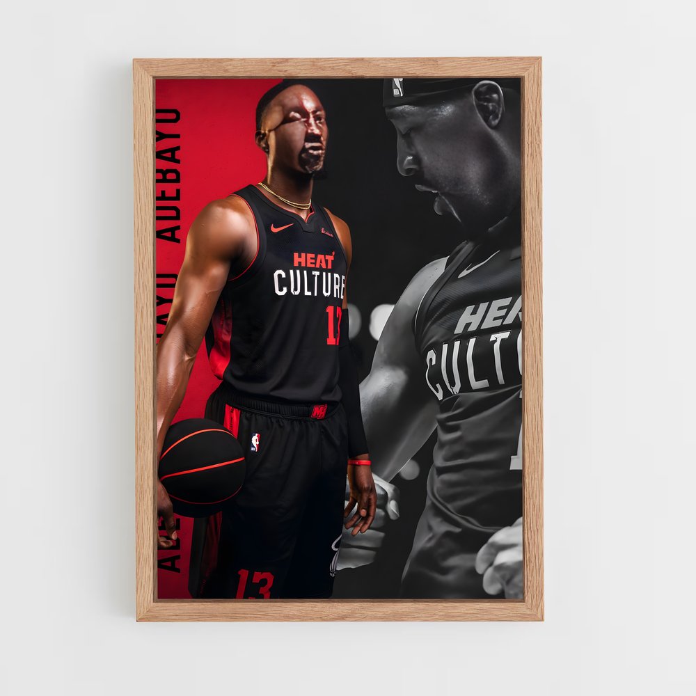 Poster Slam Dunk Adebayo – affiche Basketball (vue 4)